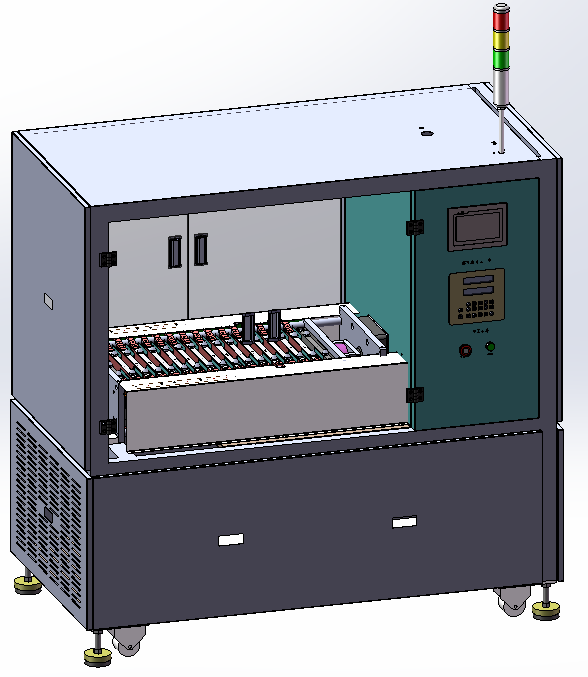 卧式热压夹具化成分容柜  32通道 5V5A